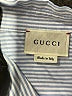 Gucci 100% Cotton Solid Blue Long Sleeve Button-Down Shirt Size 12 - photo 7