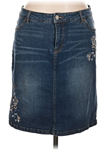 Sahalie Denim Skirt (view 1)