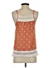 Hazel 100% Polyester Orange Sleeveless Blouse Size S - photo 2