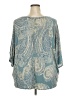 Cato Teal 3/4 Sleeve Top Size 28W - photo 2