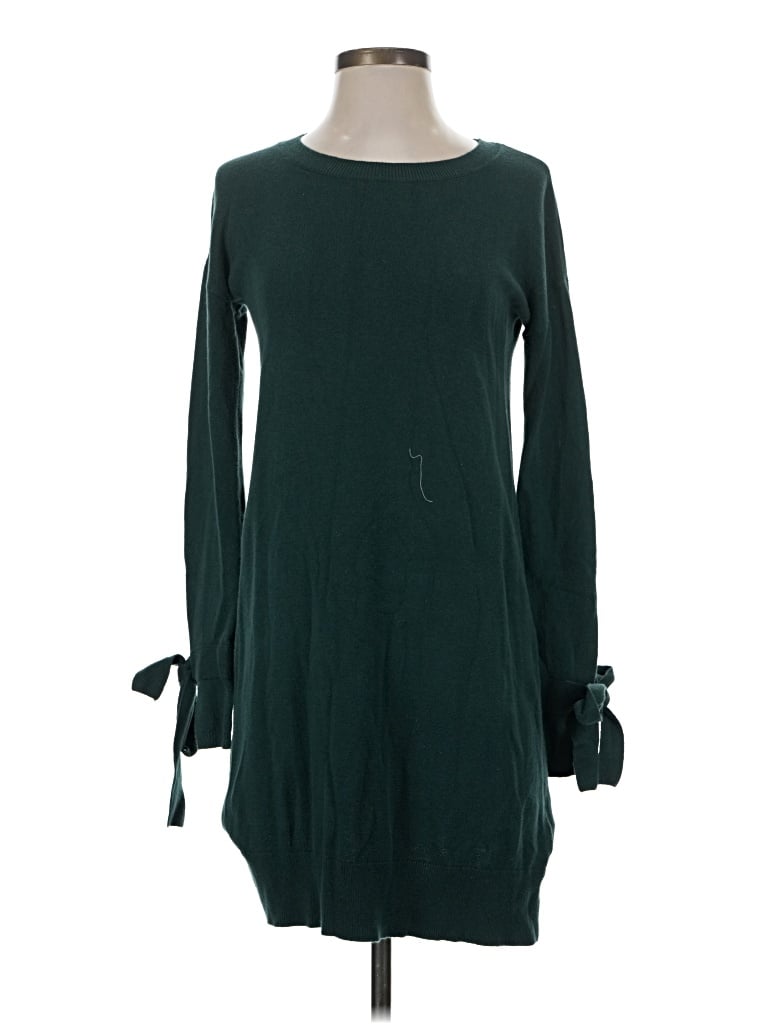 Pre-owned Kaari Blue Casual Dress In Green