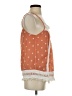 Hazel 100% Polyester Orange Sleeveless Blouse Size S - photo 4