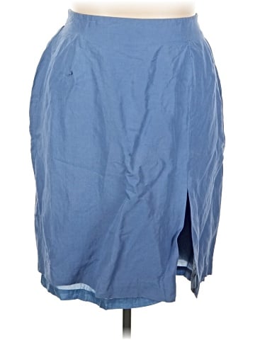 Elisabeth by Liz Claiborne Denim Skirt (view 1)