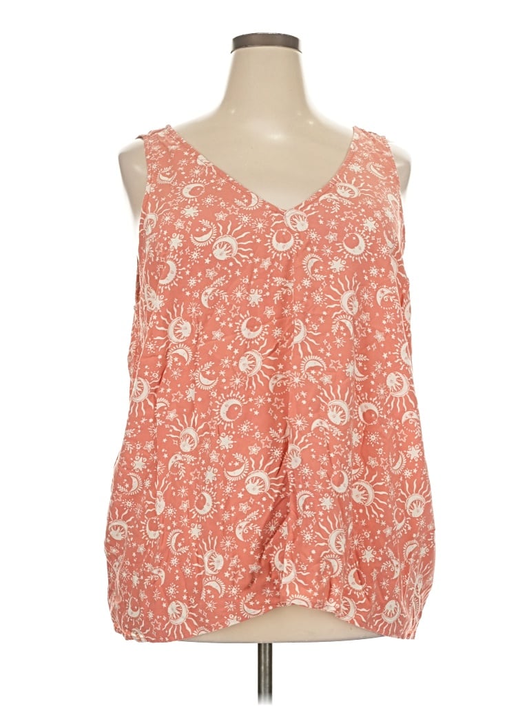 Pre-owned Torrid Sleeveless Blouse In Orange