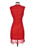 Soieblu 100% Polyester Red Cocktail Dress Size S - photo 2