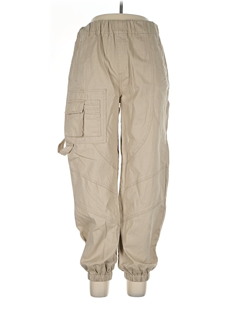 Pre-owned Forever 21 Cargo Pants In Tan