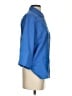 L.L.Bean 100% Linen Blue 3/4 Sleeve Button-Down Shirt Size XS - photo 4
