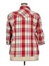 Roper 100% Cotton Plaid Red 3/4 Sleeve Button-Down Shirt Size 2X - photo 2