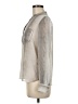 NY Collection Metallic Silver Long Sleeve Blouse Size M (petite) - photo 5