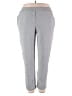 Purejill Solid Gray Casual Pants Size 2X - photo 1