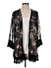 Rewind 100% Polyester Black Kimono Size S - photo 1