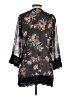 Rewind 100% Polyester Black Kimono Size S - photo 2