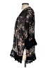 Rewind 100% Polyester Black Kimono Size S - photo 5