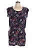Sail to Sable 100% Silk Blue Romper Size L - photo 1