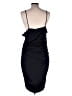 Bebe Solid Black Cocktail Dress Size XL - photo 2