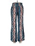 C. Wonder 100% Rayon Print Blue Casual Pants Size L - photo 2