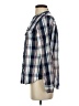 St. John's Bay 100% Cotton Plaid Blue Long Sleeve Button-Down Shirt Size S - photo 5