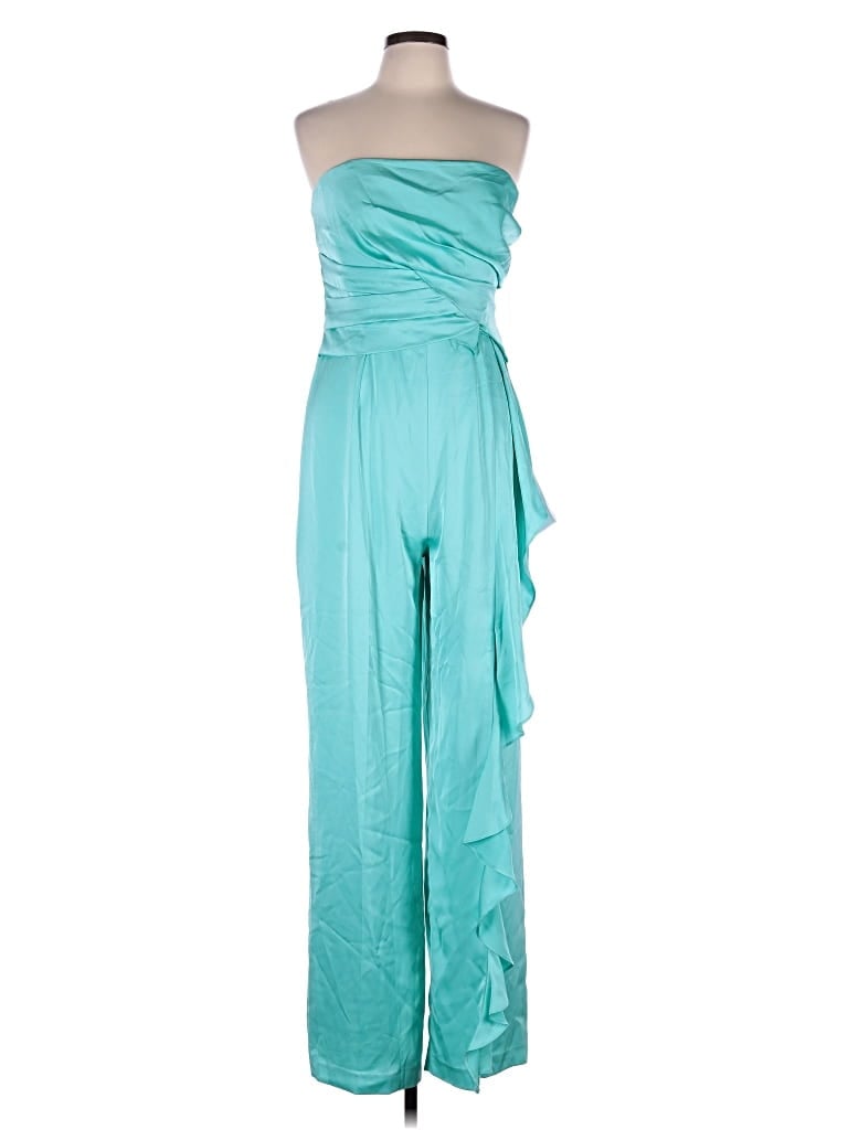 Dress The Population Jumpsuit In Teal