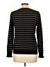 EMALINE Stripes Black Pullover Sweater Size L - photo 2