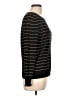 EMALINE Stripes Black Pullover Sweater Size L - photo 4