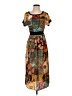 Unbranded Paisley Brown Casual Dress Size S - photo 1