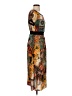 Unbranded Paisley Brown Casual Dress Size S - photo 4