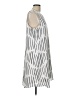 Apt. 9 100% Polyester Stripes Silver Casual Dress Size L - photo 4
