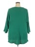 Torrid Green Long Sleeve Henley Size 2X Plus (2) - photo 2