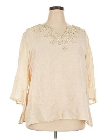 Anne Carson 3/4 Sleeve Blouse (view 1)