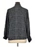 Adrianna Papell Stripes Black Long Sleeve Blouse Size XL - photo 2