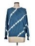 Elan Tie-dye Blue Pullover Sweater Size M - photo 1