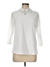 Weekends by Chico's 100% Polyester White Pullover Sweater Size Med (1) - photo 1
