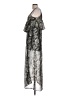 rue21 100% Polyester Paisley Silver Cocktail Dress Size L - photo 5