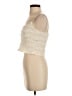 Good Luck Gem Ivory Sleeveless Top Size XS - photo 5