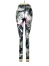 Marika Graphic Black Active Pants Size M - photo 1