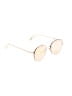 Fossil Gold Sunglasses One size - photo 1