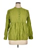 Classic Elements 100% Cotton Green Long Sleeve Blouse Size XL - photo 1