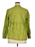 Classic Elements 100% Cotton Green Long Sleeve Blouse Size XL - photo 2