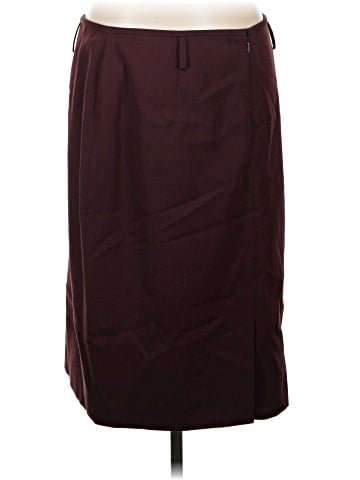 Linda Allard Ellen Tracy Wool Skirt (view 2)