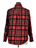 Old Navy 100% Cotton Plaid Red Long Sleeve Button-Down Shirt Size XL - photo 2