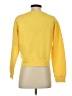 Moda International Color Block Yellow Sweatshirt Size S - photo 2
