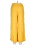 O'Neill 100% Viscose Yellow Casual Pants Size XL - photo 2