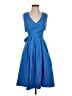 J.Crew Solid Blue Cocktail Dress Size 00 - photo 1