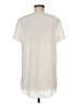Acrobat 100% Silk Ivory Short Sleeve Silk Top Size M - photo 2