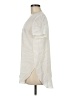 Acrobat 100% Silk Ivory Short Sleeve Silk Top Size M - photo 5