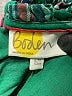 Boden 100% Cotton Plaid Green Dress Size 6 - 7 - photo 3