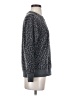 Splendid Animal Print Gray Pullover Sweater Size XS - photo 4