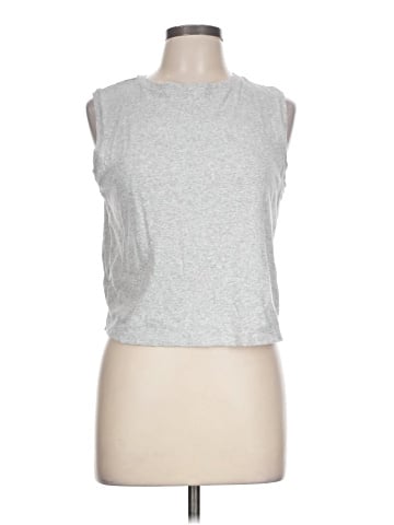 Marled Sleeveless T-Shirt (view 1)