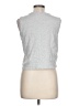 Marled Silver Sleeveless T-Shirt Size L - photo 2