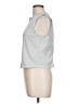 Marled Silver Sleeveless T-Shirt Size L - photo 5